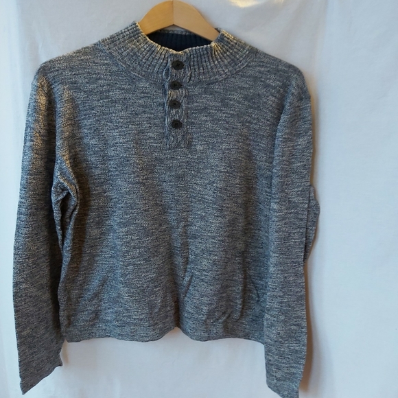 Grayers Gray Mens Large L Long Sleeve Sweater - Picture 1 of 10